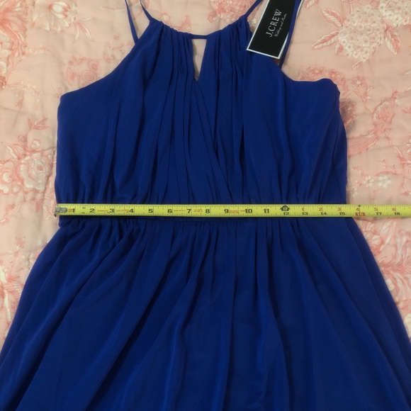 💙NWT💙 J Crew stunning cobalt blue cocktail or bridal or summer party dre… - Picture 10 of 14